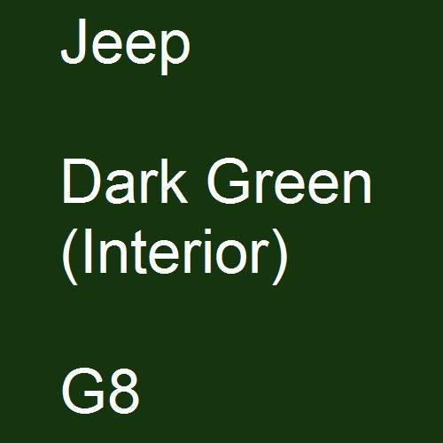 Jeep, Dark Green (Interior), G8.